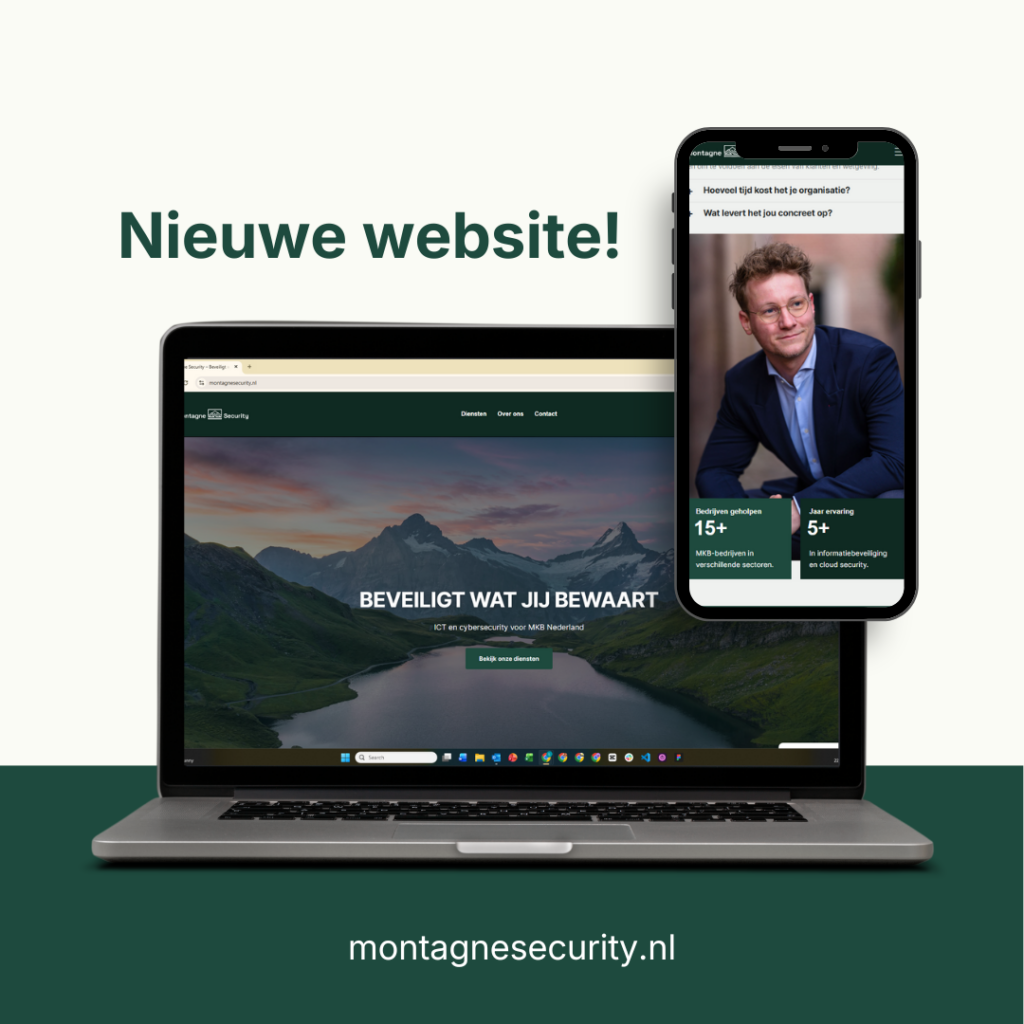 Montagne Security: van eerste schetsen naar een professionele cybersecurity website