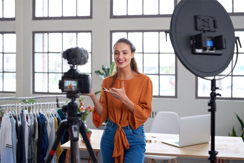 Content creator maakt UGC voor merk
